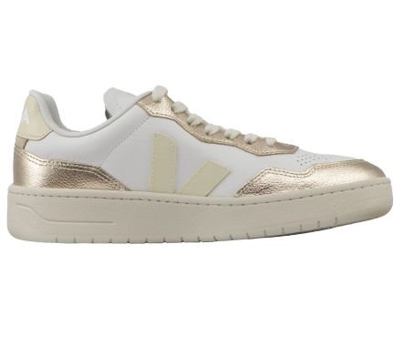 Image #3 of V-90 O.T. Leather White Calcaire Platine