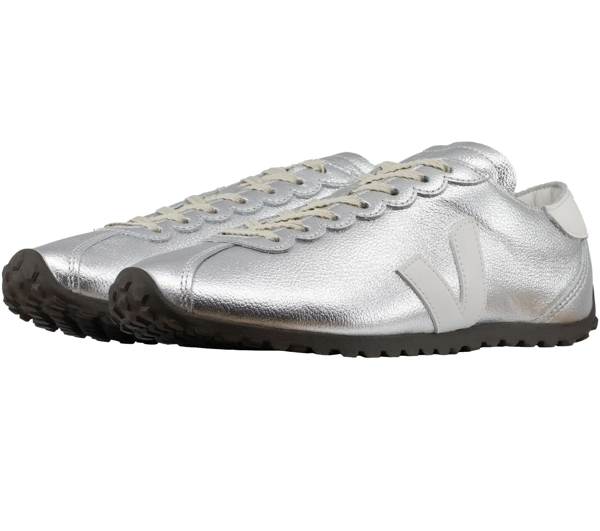 Cateyes Leather Silver White