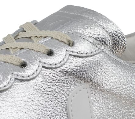 Image #4 of Cateyes Leather Silver White