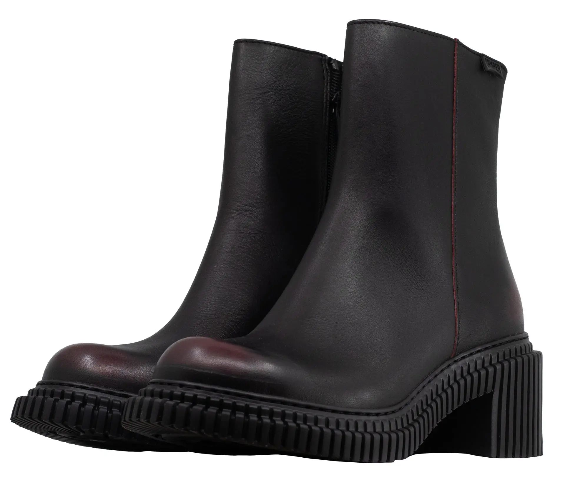 Pix London Boots Burgundy