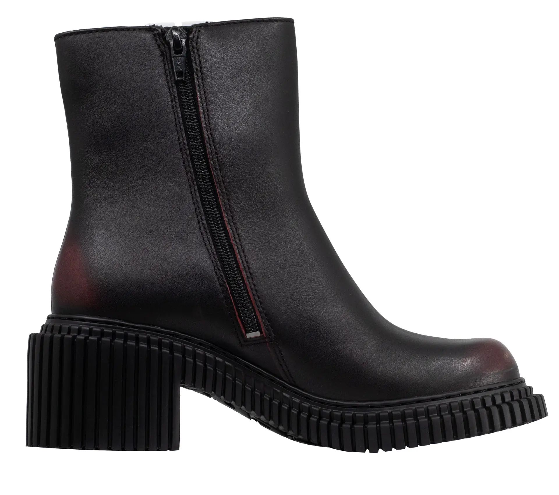 Pix London Boots Burgundy