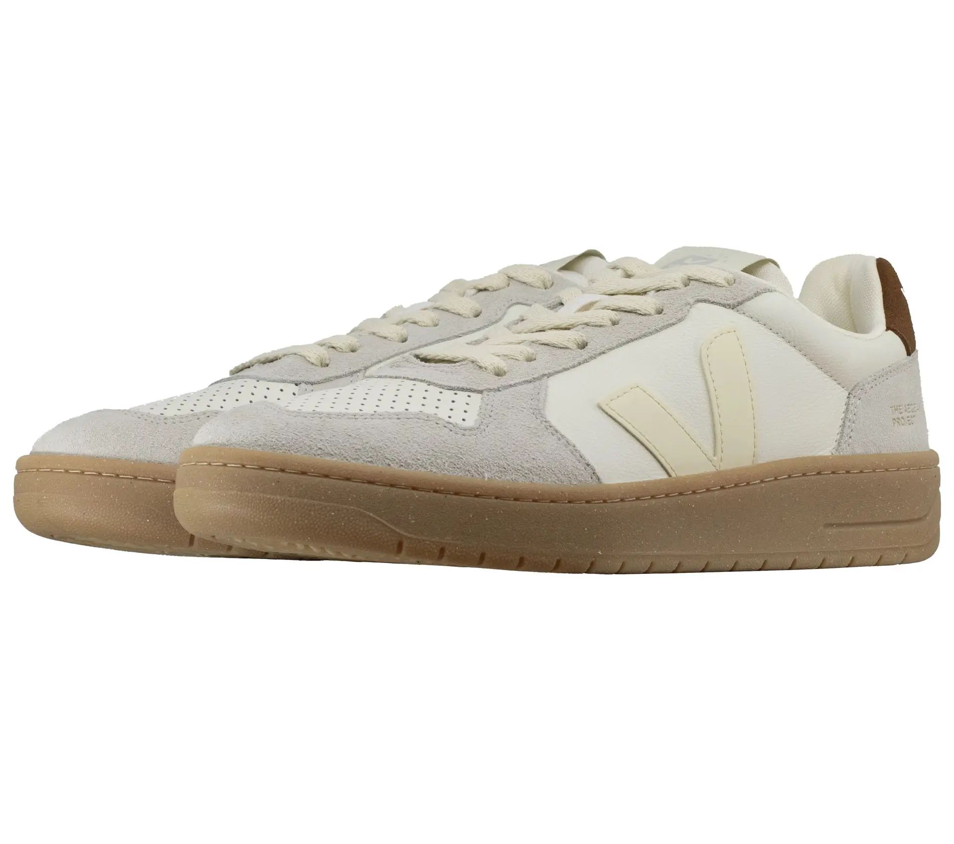 V-82 Grained Leather Pure Calcaire Cognac