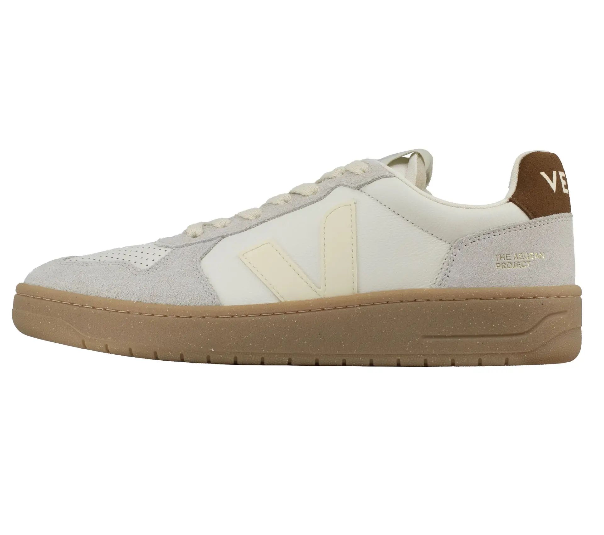 V-82 Grained Leather Pure Calcaire Cognac