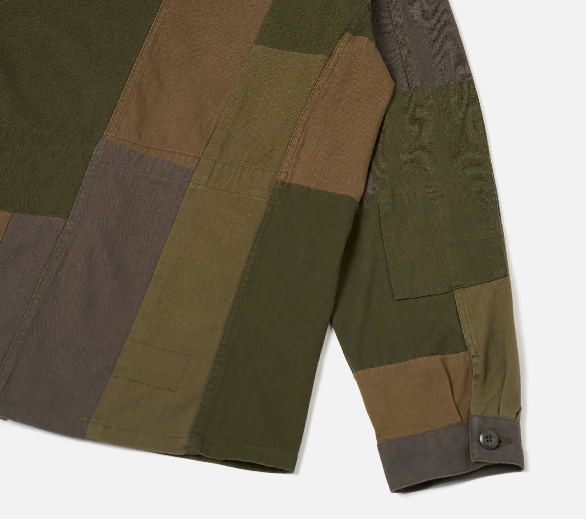 MW Fatigue Jacket Patchwork Twill Olive