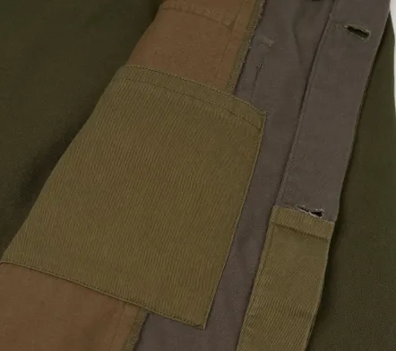Image #3 of MW Fatigue Jacket Patchwork Twill Olive