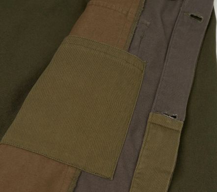 Image #3 of MW Fatigue Jacket Patchwork Twill Olive