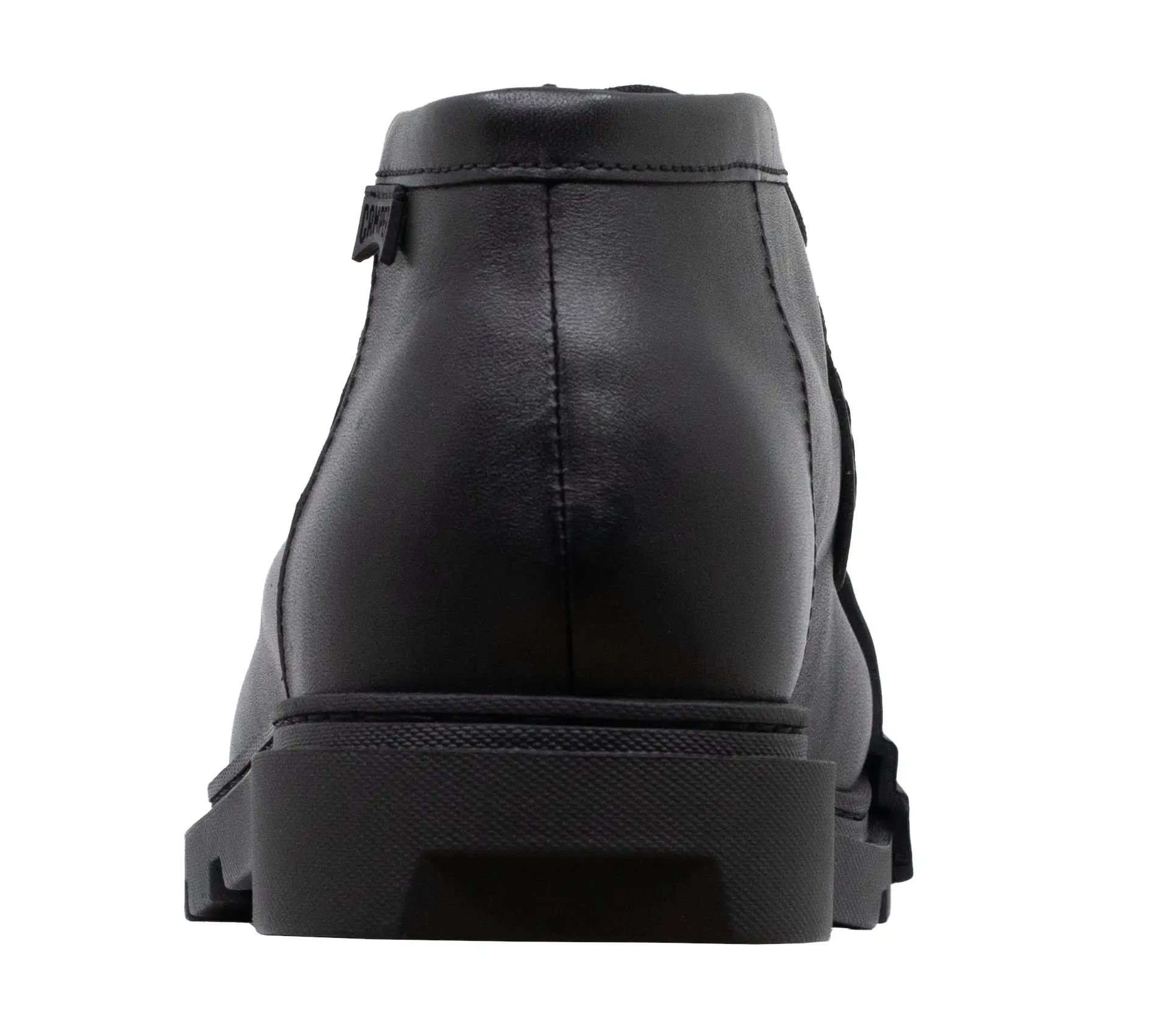 Men Junction High Black Leather