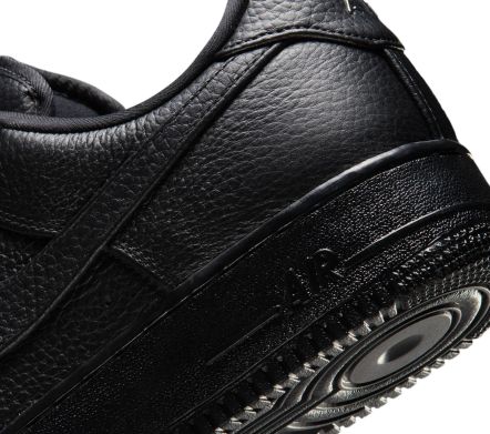 Image #7 of Air Force 1 Low Retro Premium "Black Leather"