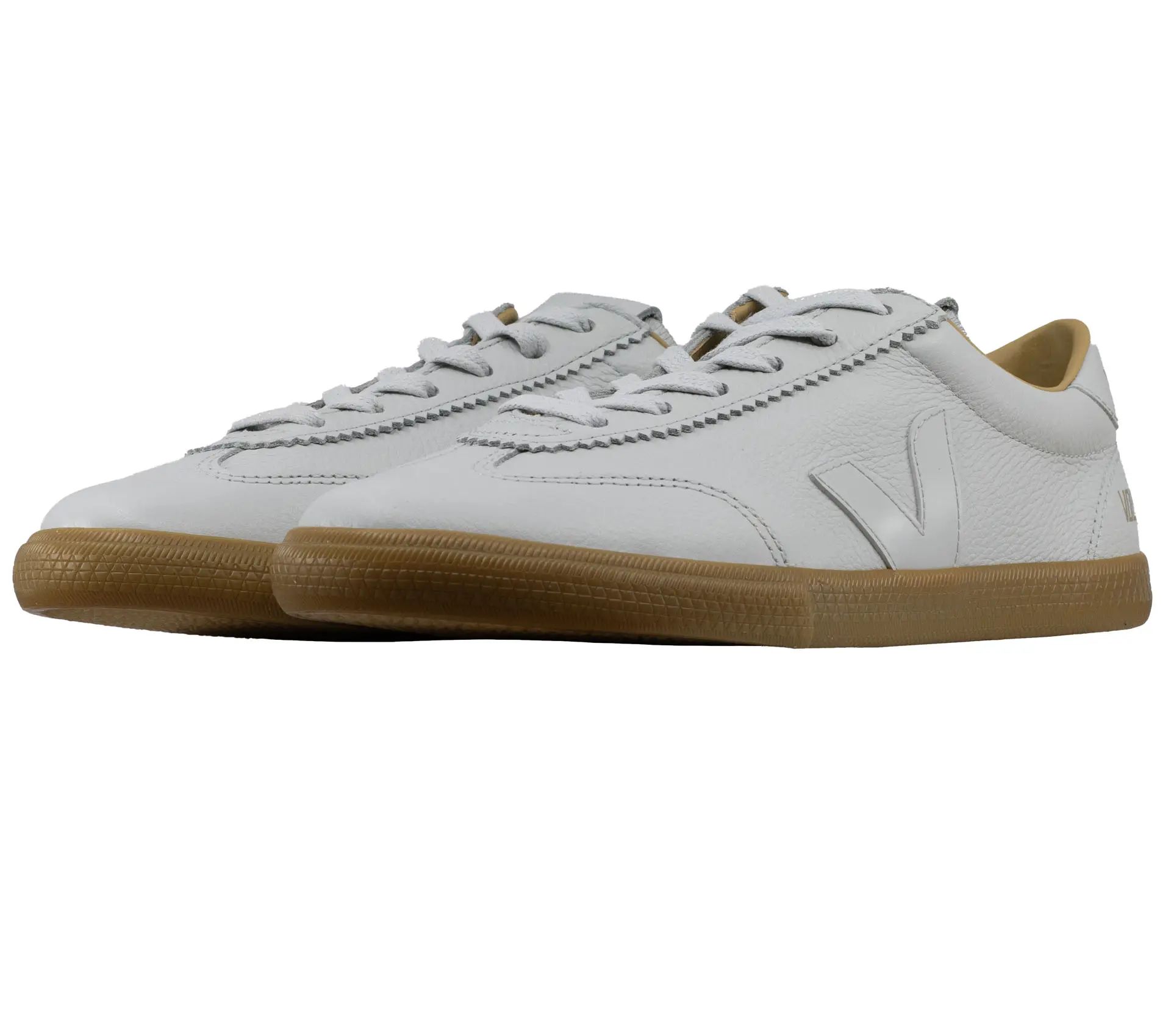 Volley Signature Grained Oil Leather Pearl