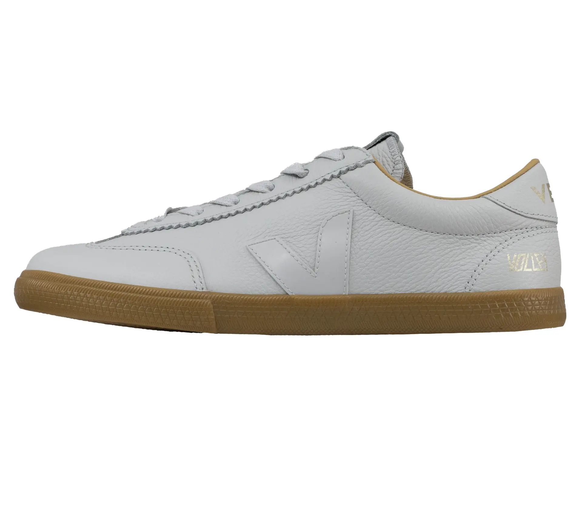 Volley Signature Grained Oil Leather Pearl