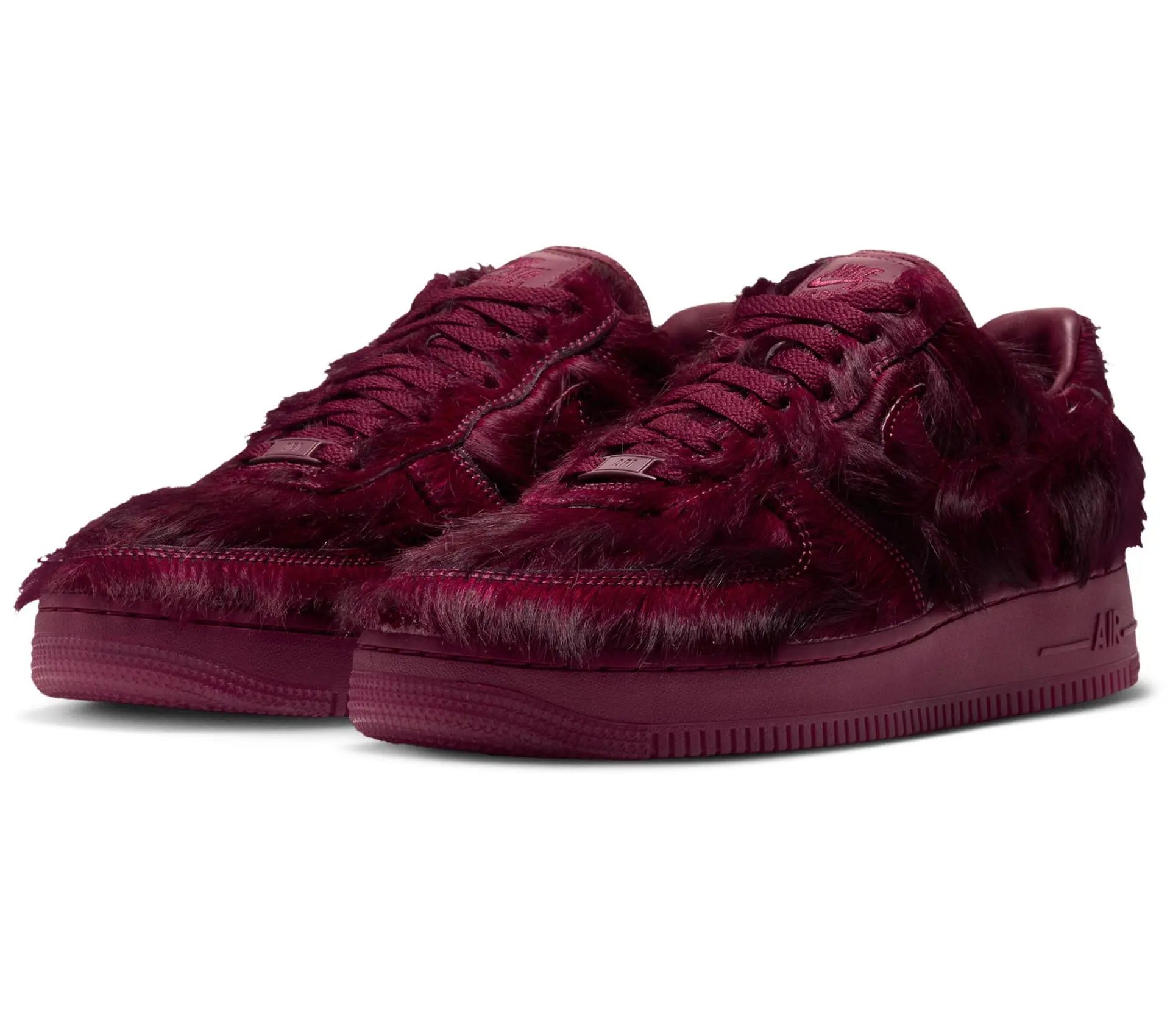 Air Force 1 Low QS "Burgundy Pony Hair"