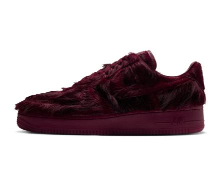 Image #1 of Air Force 1 Low QS "Burgundy Pony Hair"