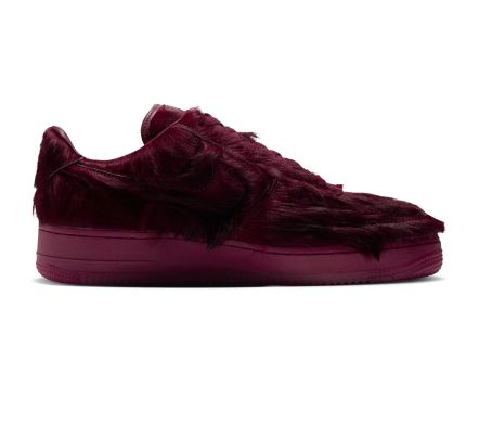 Image #3 of Air Force 1 Low QS "Burgundy Pony Hair"