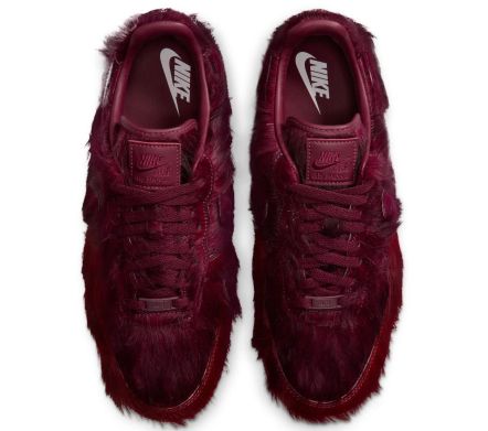 Image #4 of Air Force 1 Low QS "Burgundy Pony Hair"