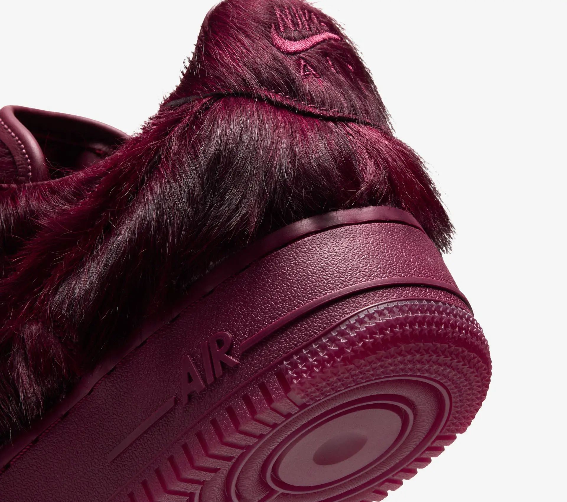 Air Force 1 Low QS "Burgundy Pony Hair"