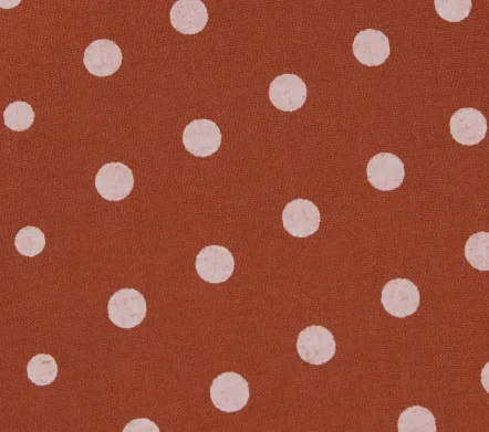 Image #1 of Dot Print Short Scarf Orange