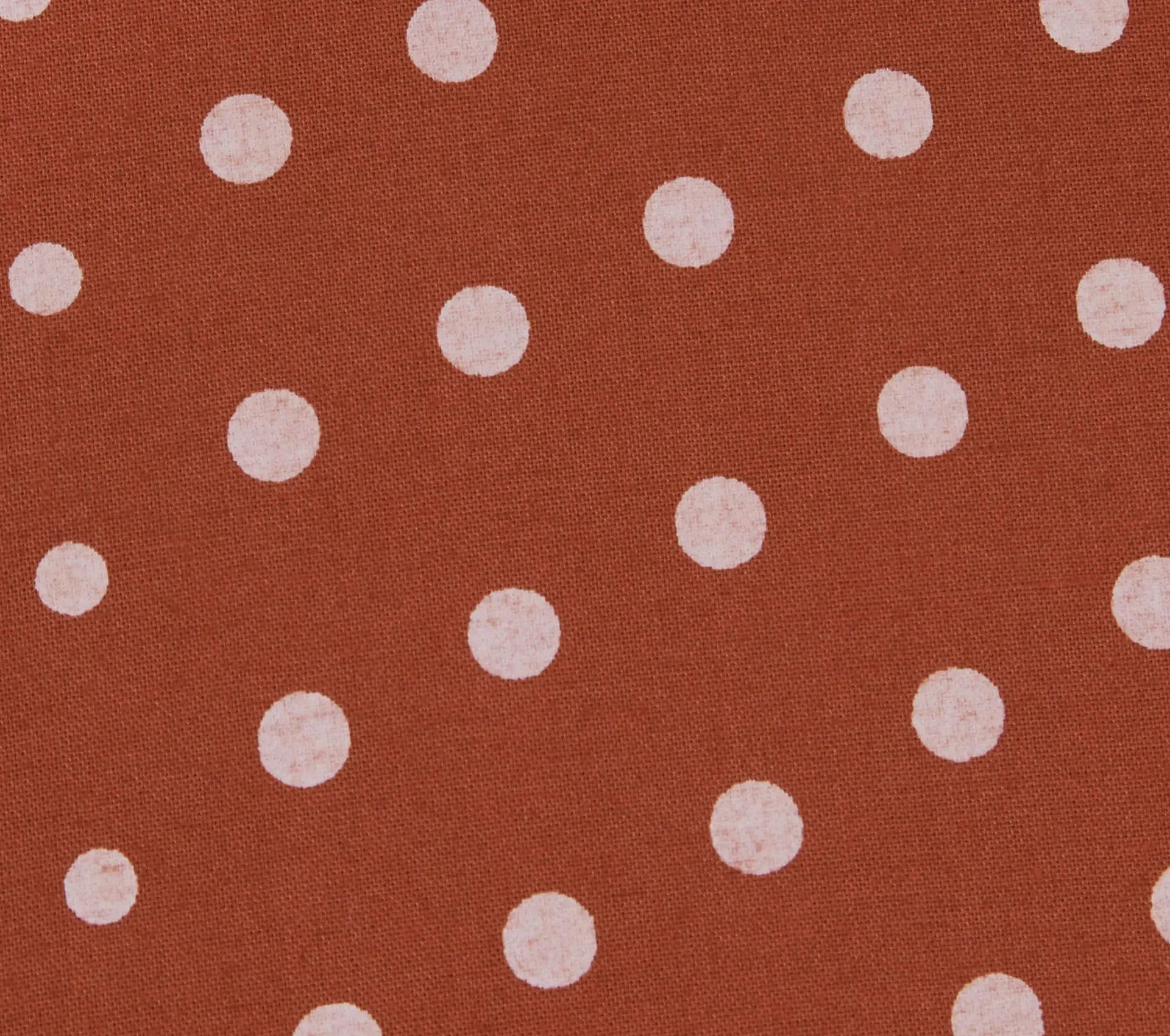 Dot Print Short Scarf Orange