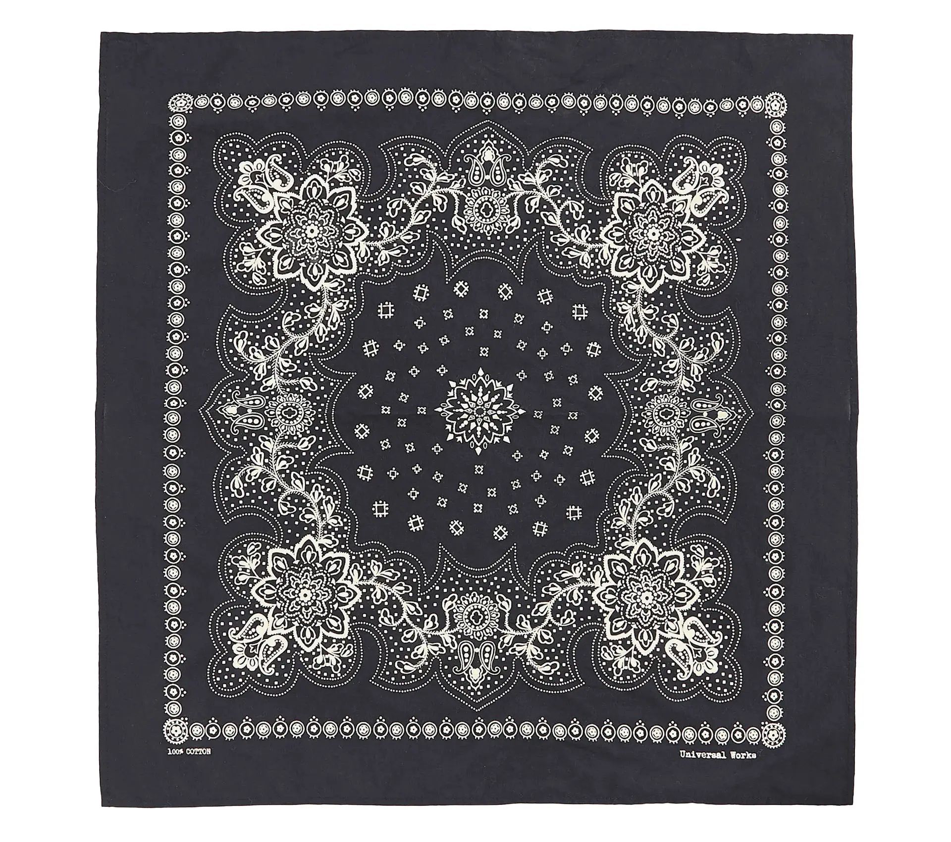 Classic Bandana Neckerchief Black