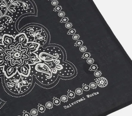 Image #1 of Classic Bandana Neckerchief Black