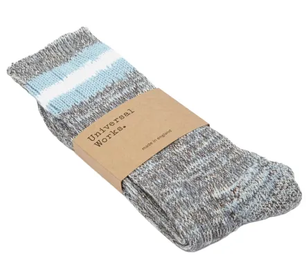 Image #1 of Everyday Stripe Sock Cornish Blue