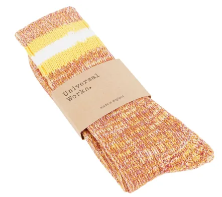 Image #1 of Everyday Stripe Sock Yellow