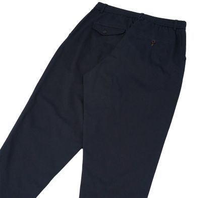 Image #1 of Pleated Track Pant Twill Navy