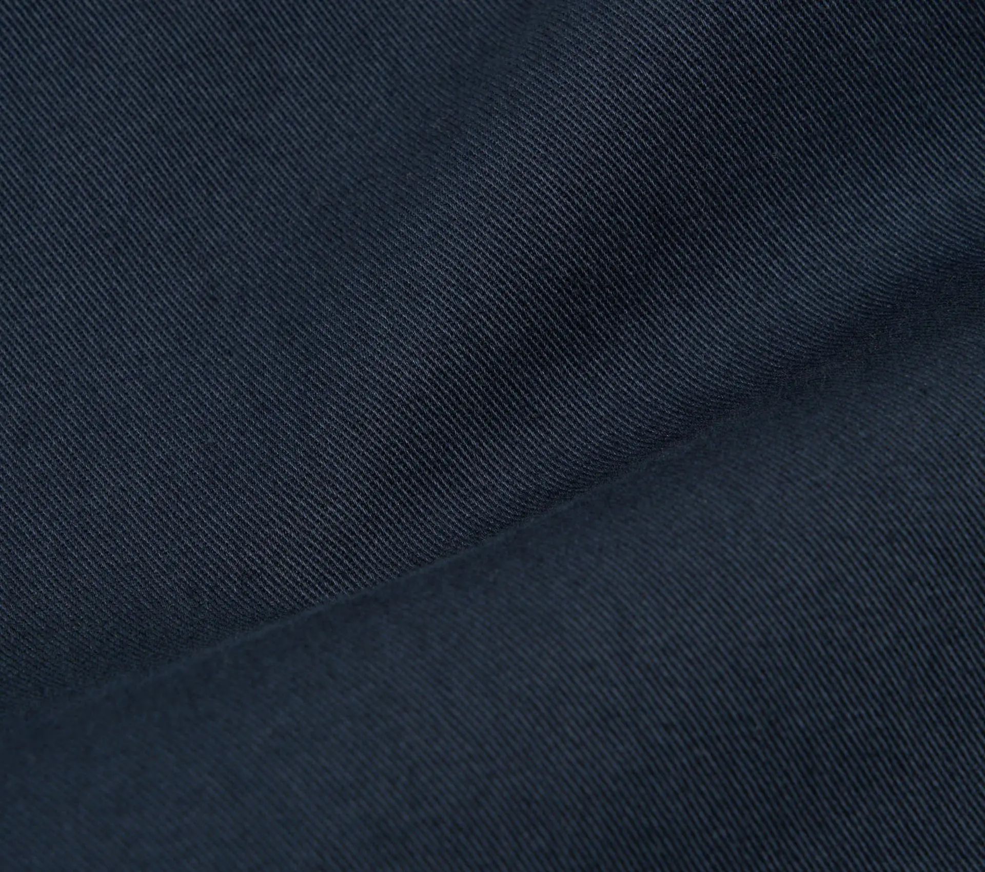 Pleated Track Pant Twill Navy