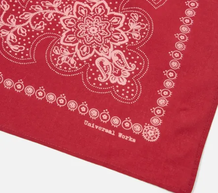 Image #2 of Classic Bandana Neckerchief Red
