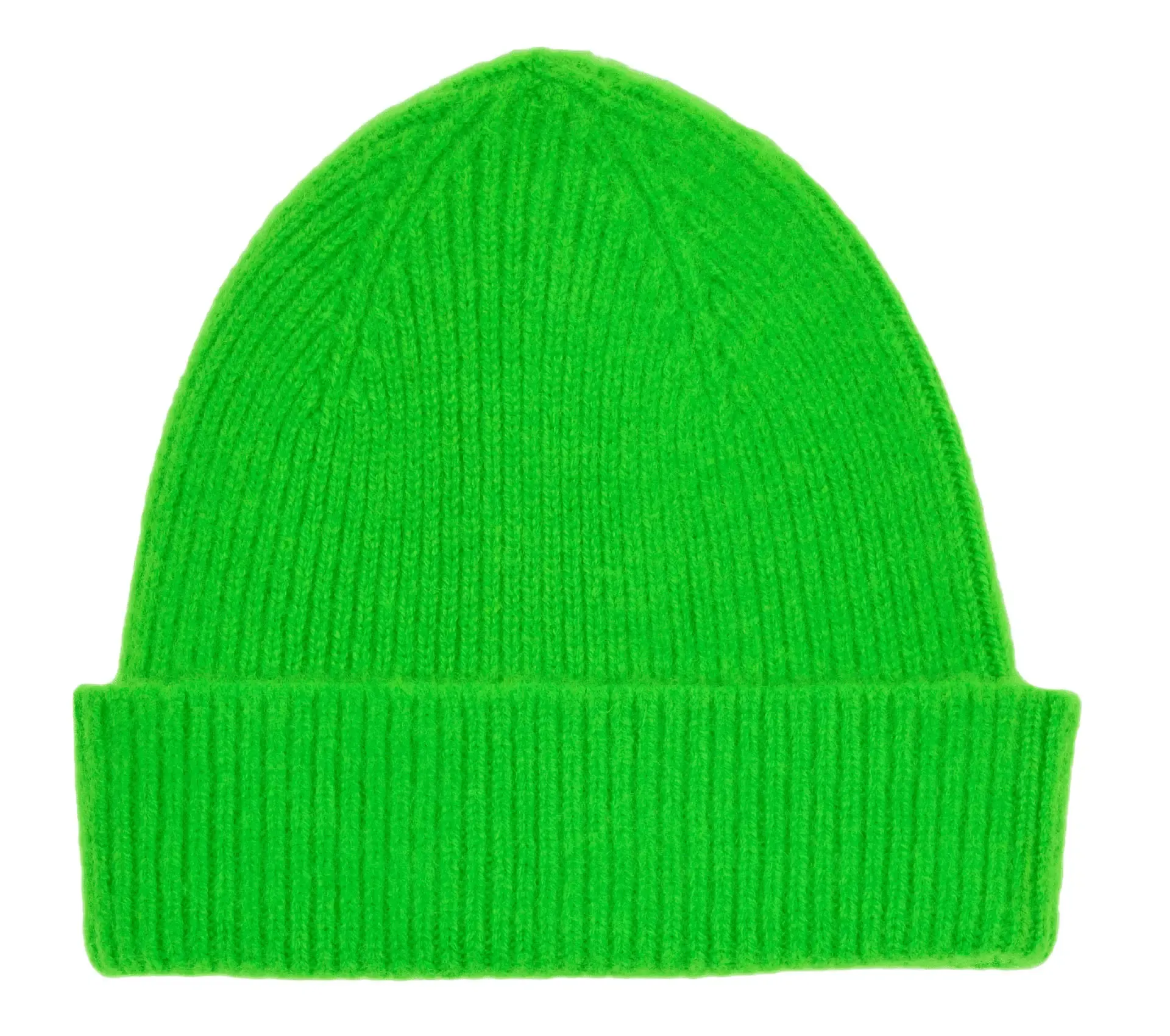 Fluoro Lambswool Barra Hat Neon Green