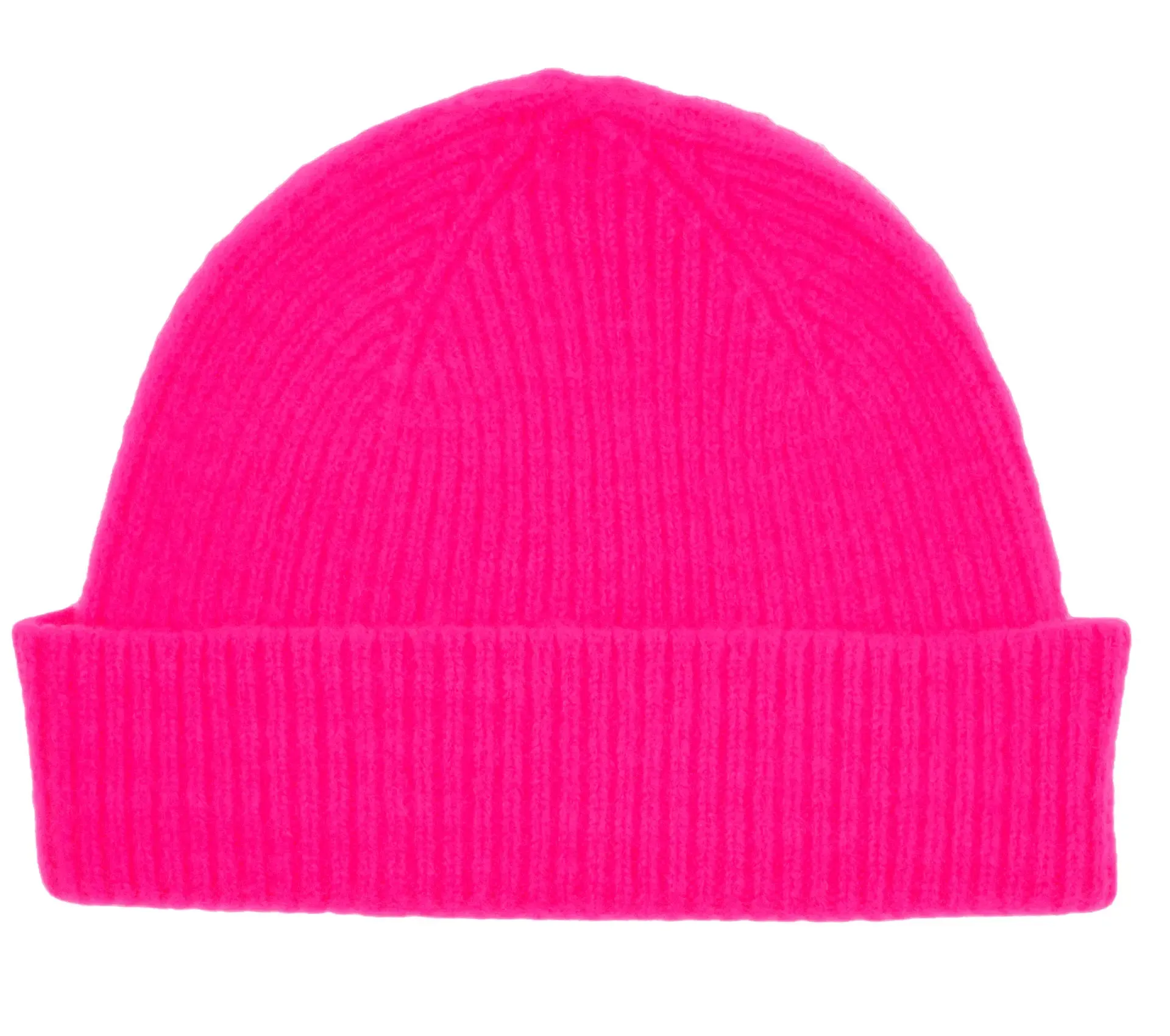 Fluoro Lambswool Barra Hat Neon Pink